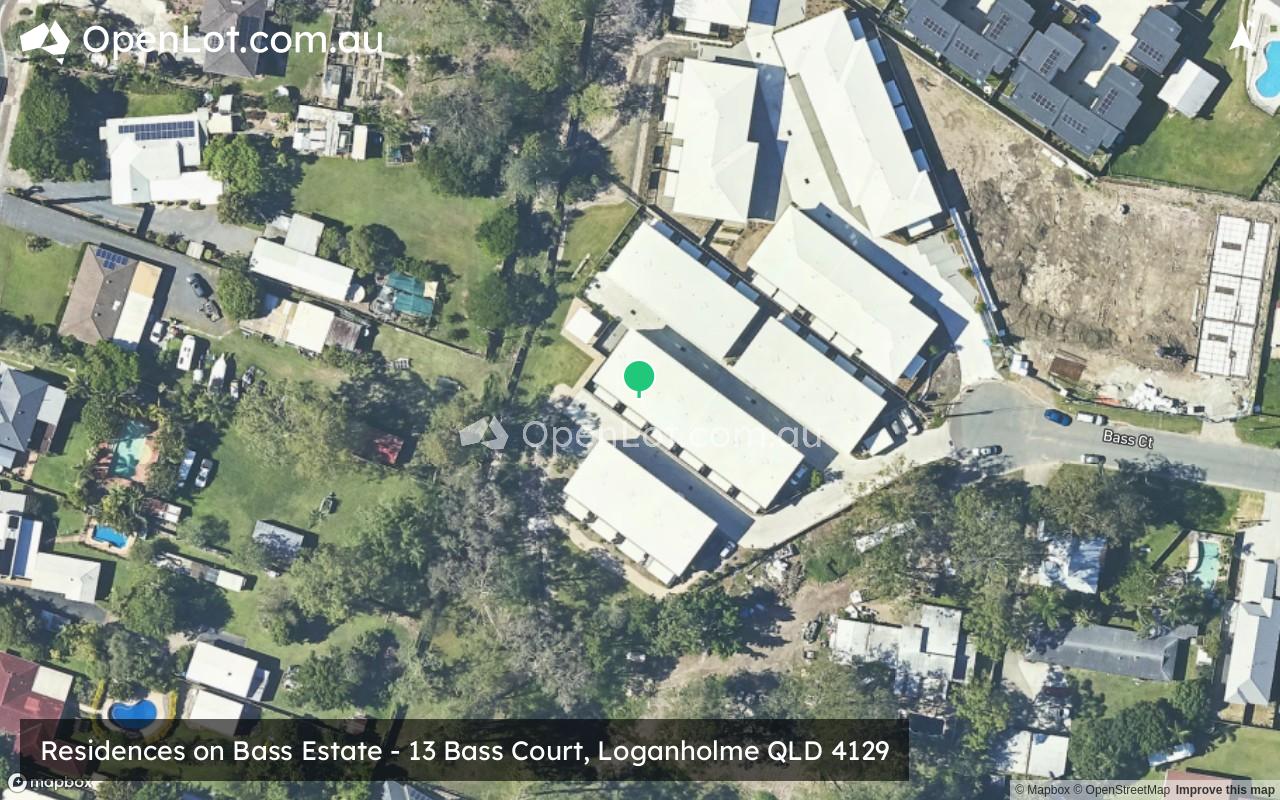 Satellite image for Residences on Bass Estate - 13 Bass Court, Loganholme QLD 4129
