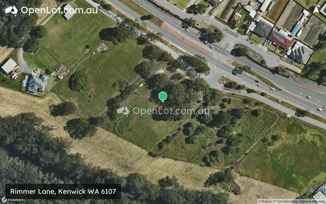 Satellite image for Rimmer Lane, Kenwick WA 6107