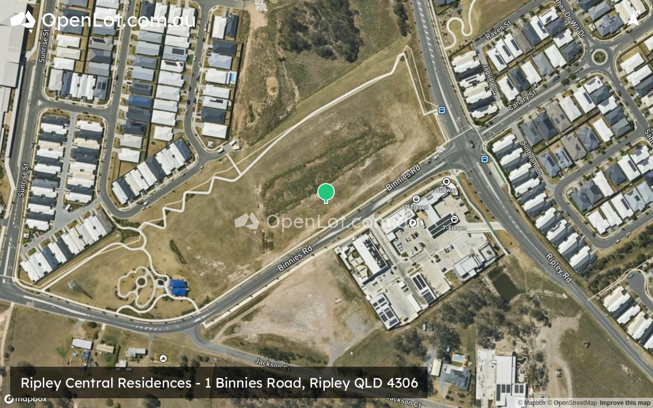 Satellite image for Ripley Central Residences - 1 Binnies Road, Ripley QLD 4306