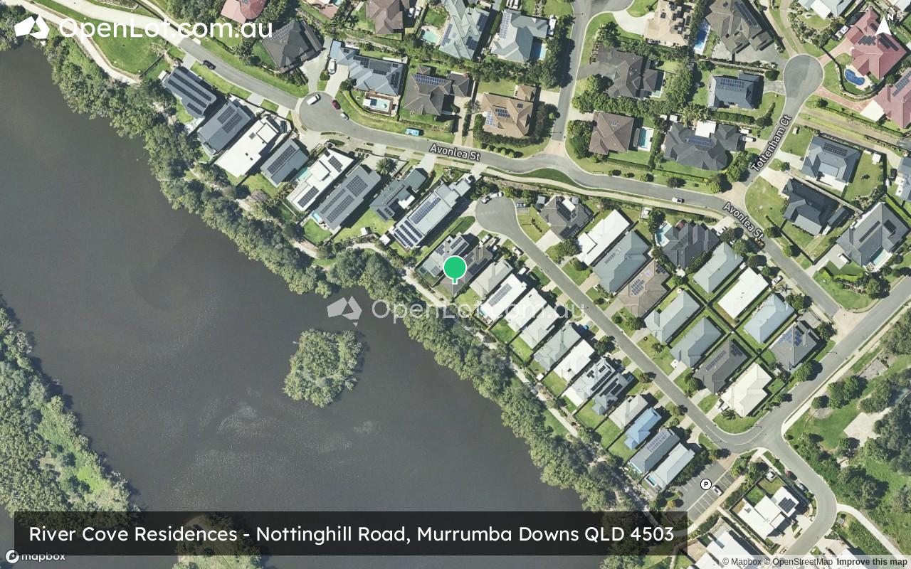 Satellite image for River Cove Residences - Nottinghill Road, Murrumba Downs QLD 4503