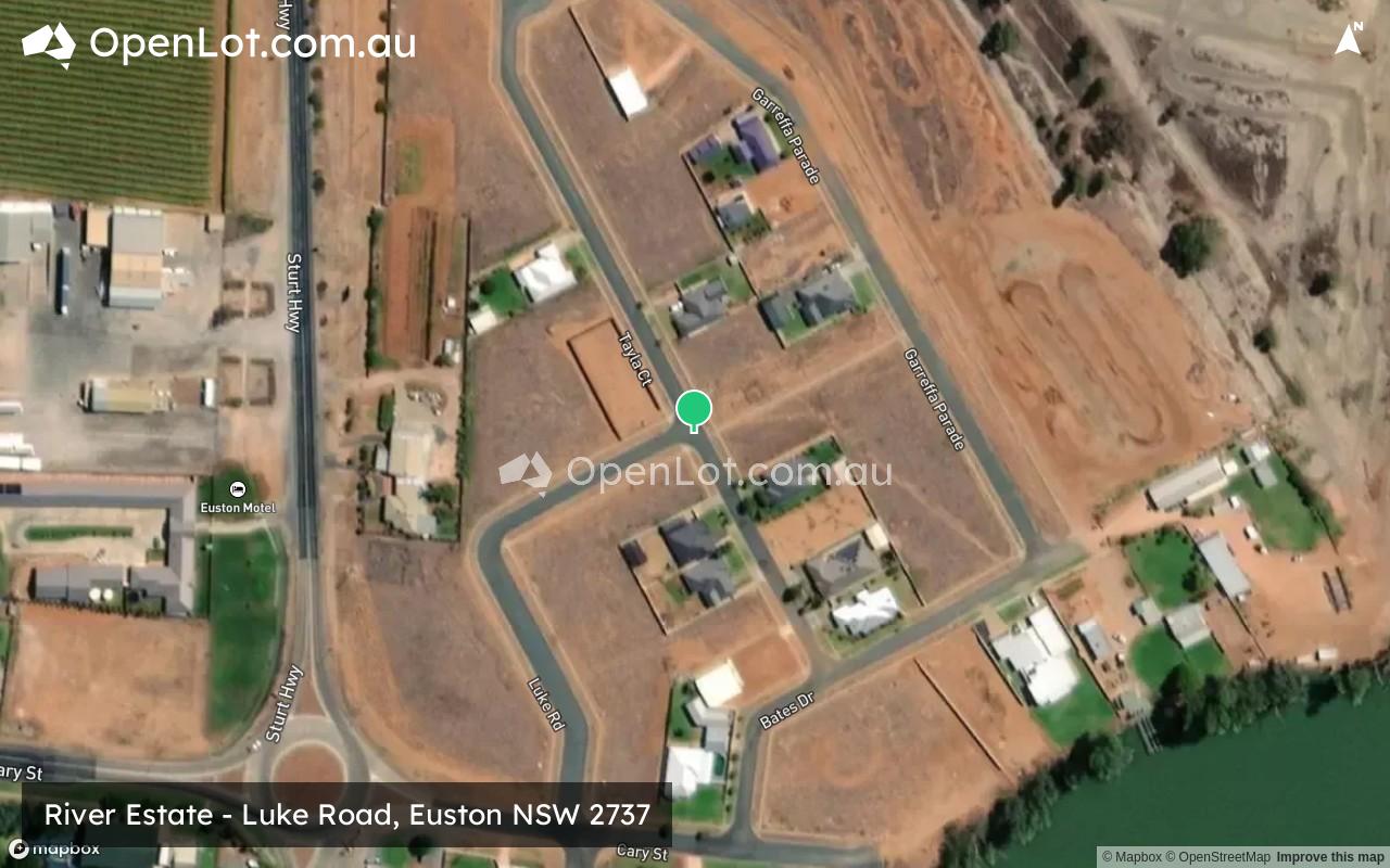 Satellite image for River Estate - Luke Road, Euston NSW 2737