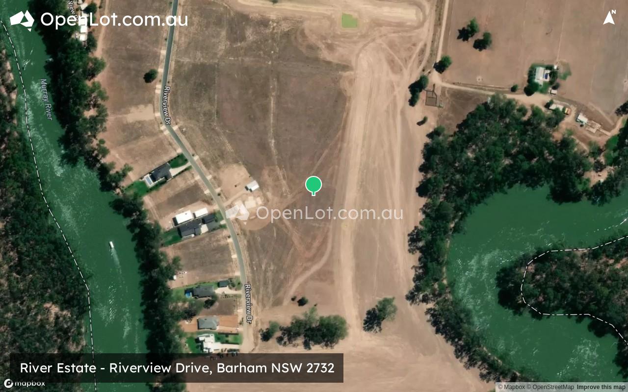 Satellite image for River Estate - Riverview Drive, Barham NSW 2732