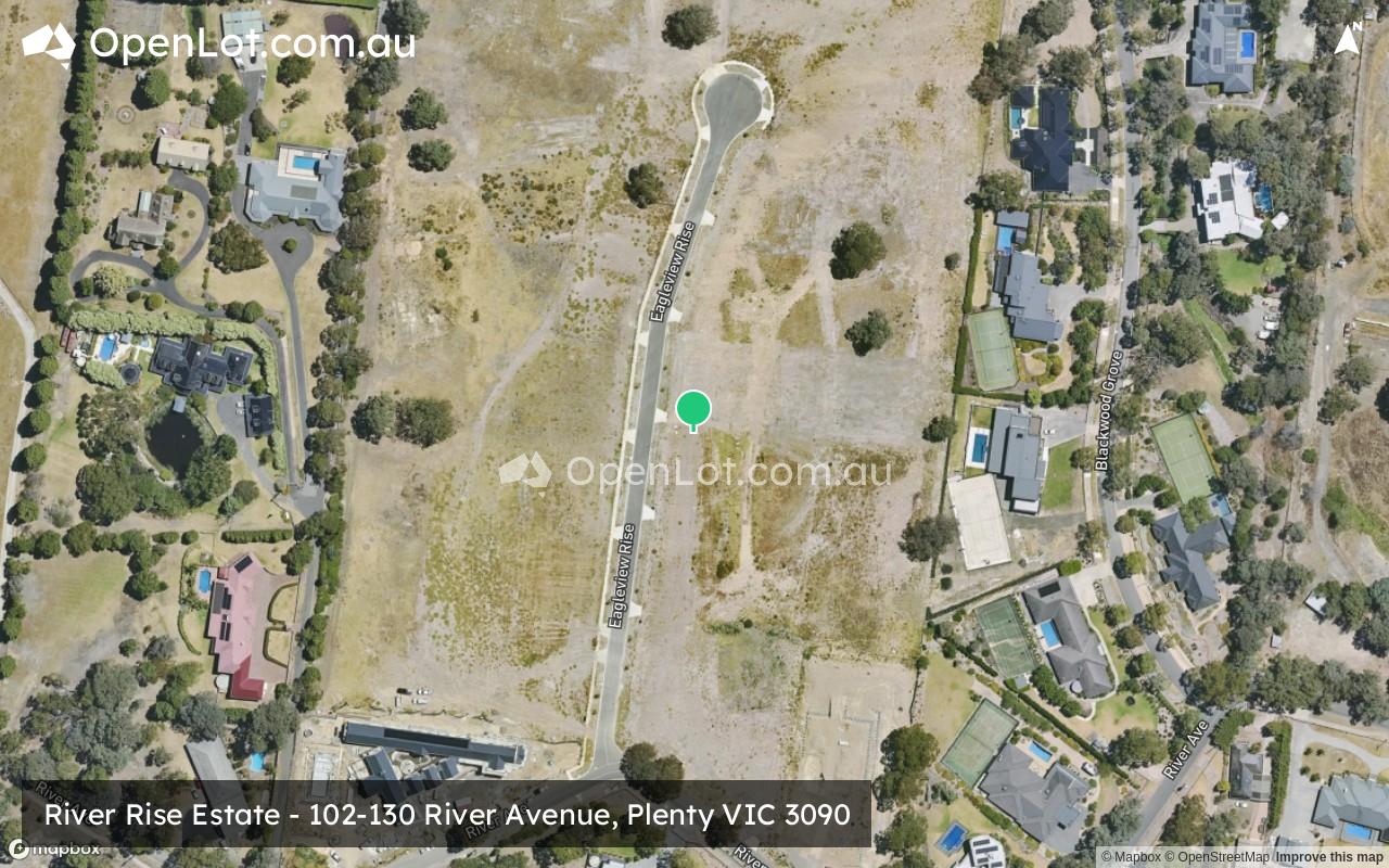Satellite image for River Rise Estate - 102-130 River Avenue, Plenty VIC 3090