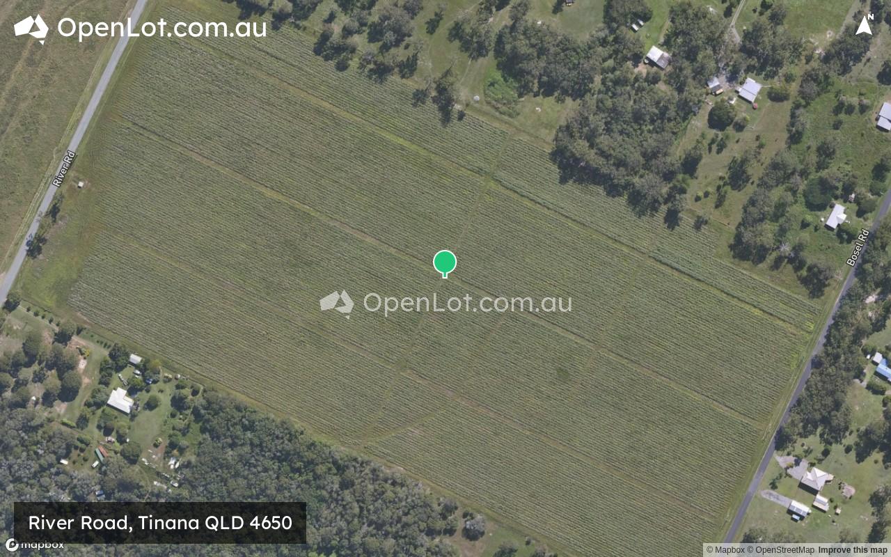 Satellite image for River Road, Tinana QLD 4650