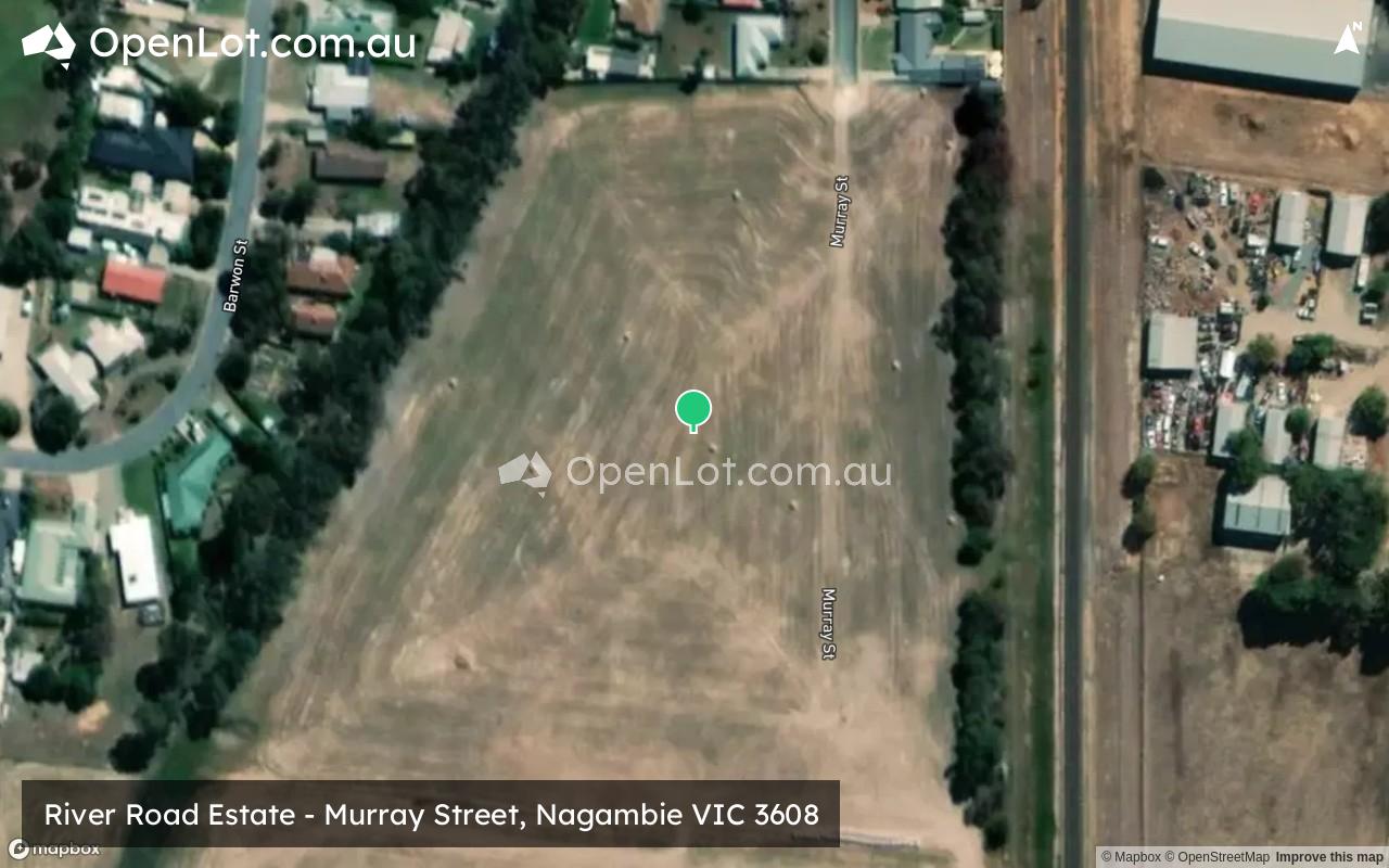 Satellite image for River Road Estate - Murray Street, Nagambie VIC 3608
