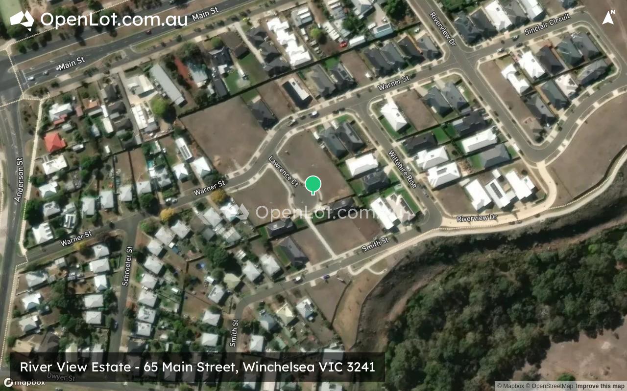 Satellite image for River View Estate - 65 Main Street, Winchelsea VIC 3241