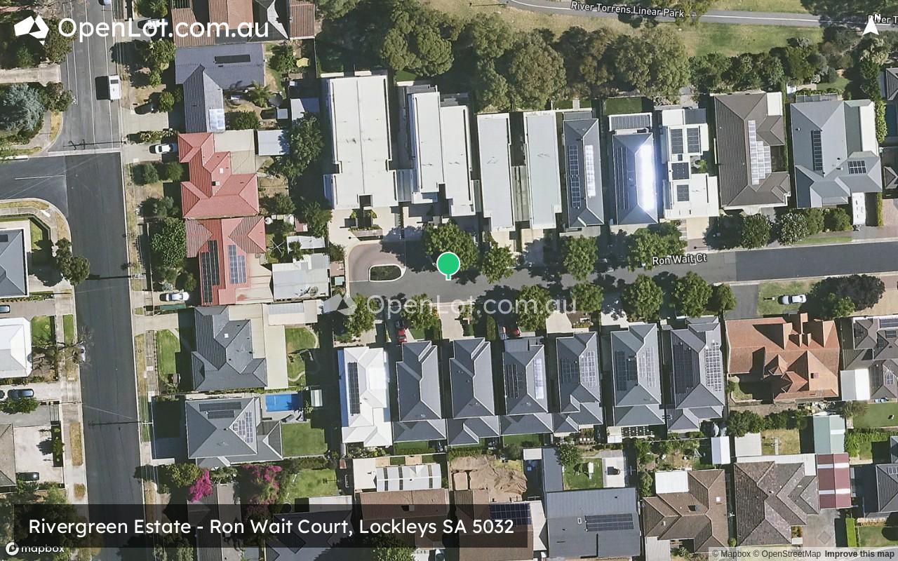 Satellite image for Rivergreen Estate - Ron Wait Court, Lockleys SA 5032