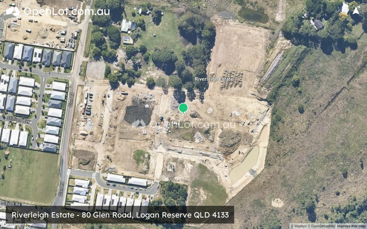 Satellite image for Riverleigh Estate - 80 Glen Road, Logan Reserve QLD 4133