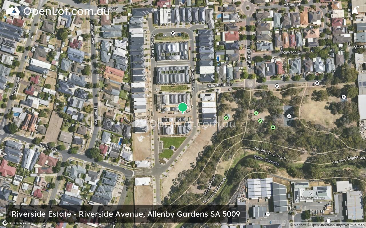 Satellite image for Riverside Estate - Riverside Avenue, Allenby Gardens SA 5009