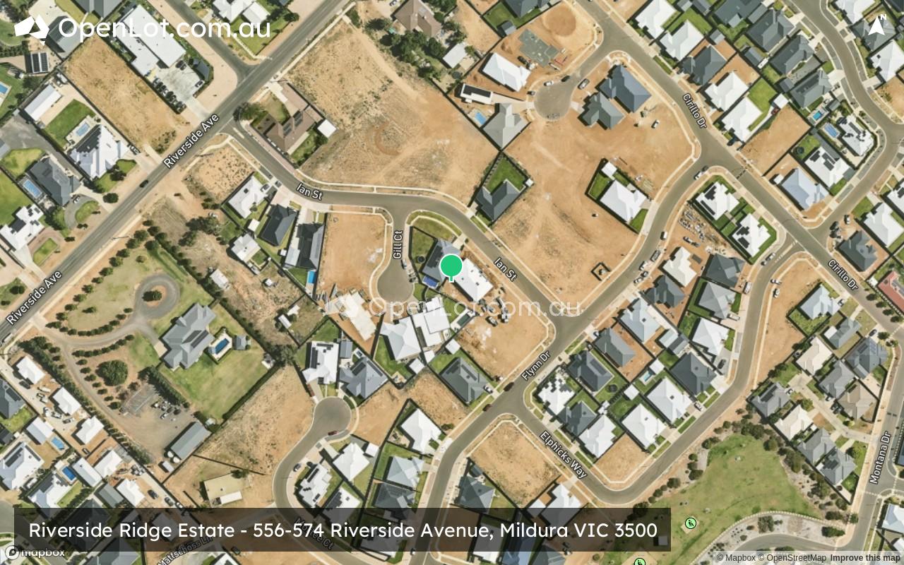 Satellite image for Riverside Ridge Estate - 556-574 Riverside Avenue, Mildura VIC 3500
