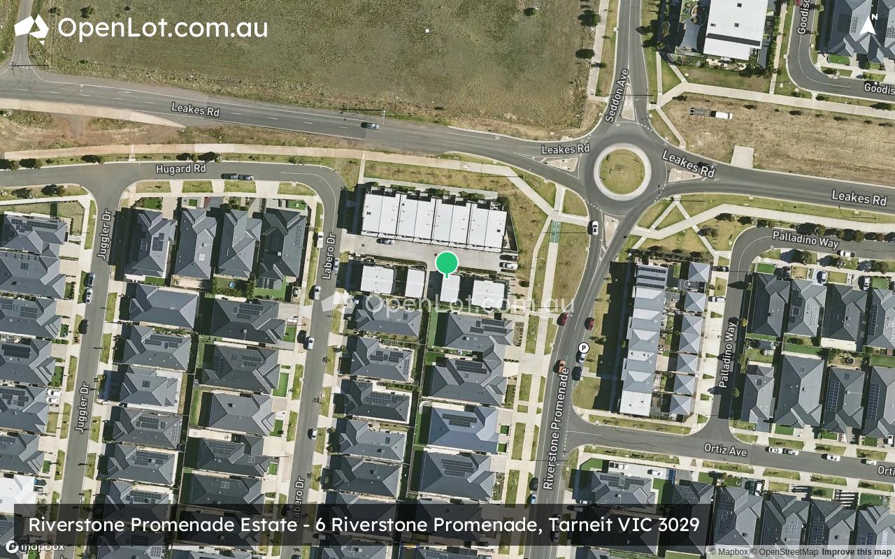 Satellite image for Riverstone Promenade Estate - 6 Riverstone Promenade, Tarneit VIC 3029