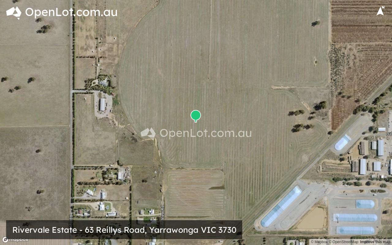 Satellite image for Rivervale Estate - 63 Reillys Road, Yarrawonga VIC 3730