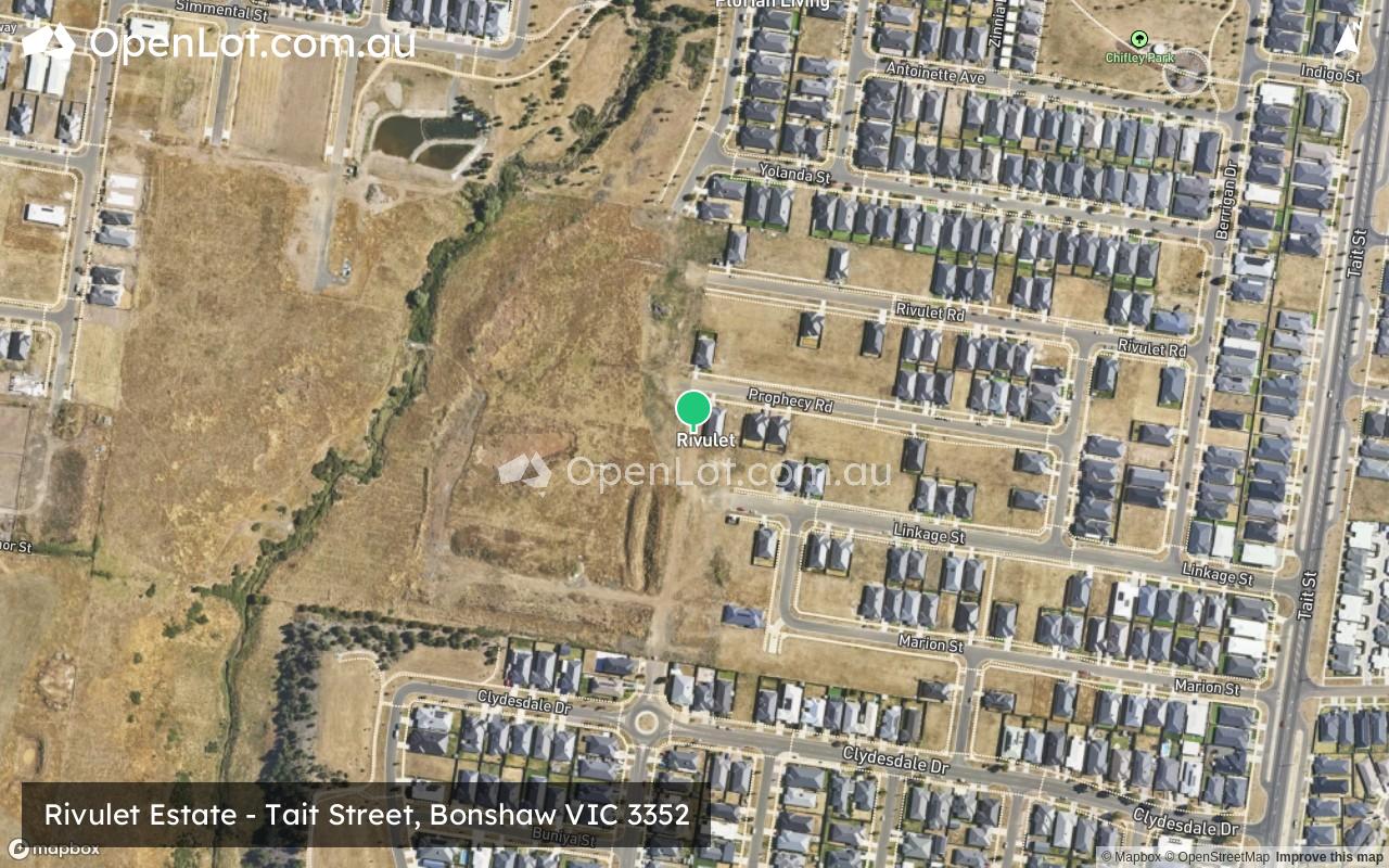 Satellite image for Rivulet Estate - Tait Street, Bonshaw VIC 3352