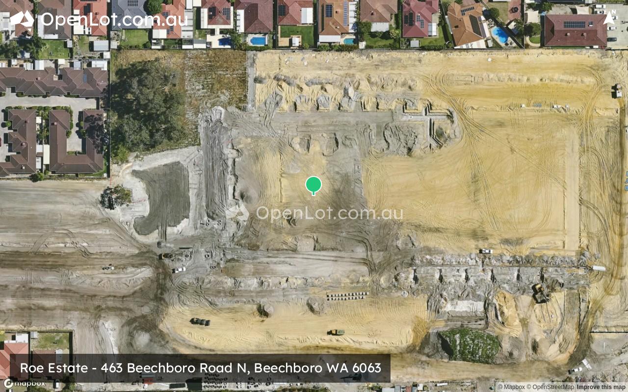 Satellite image for Roe Estate - 463 Beechboro Road N, Beechboro WA 6063