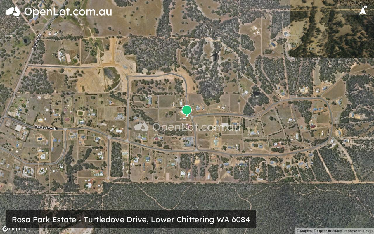 Satellite image for Rosa Park Estate - Turtledove Drive, Lower Chittering WA 6084