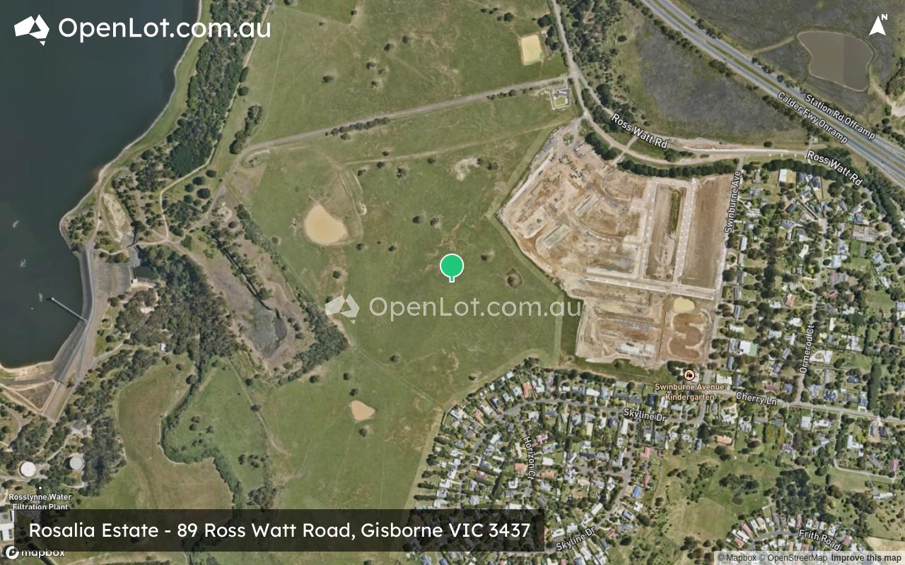Satellite image for Rosalia Estate - 89 Ross Watt Road, Gisborne VIC 3437
