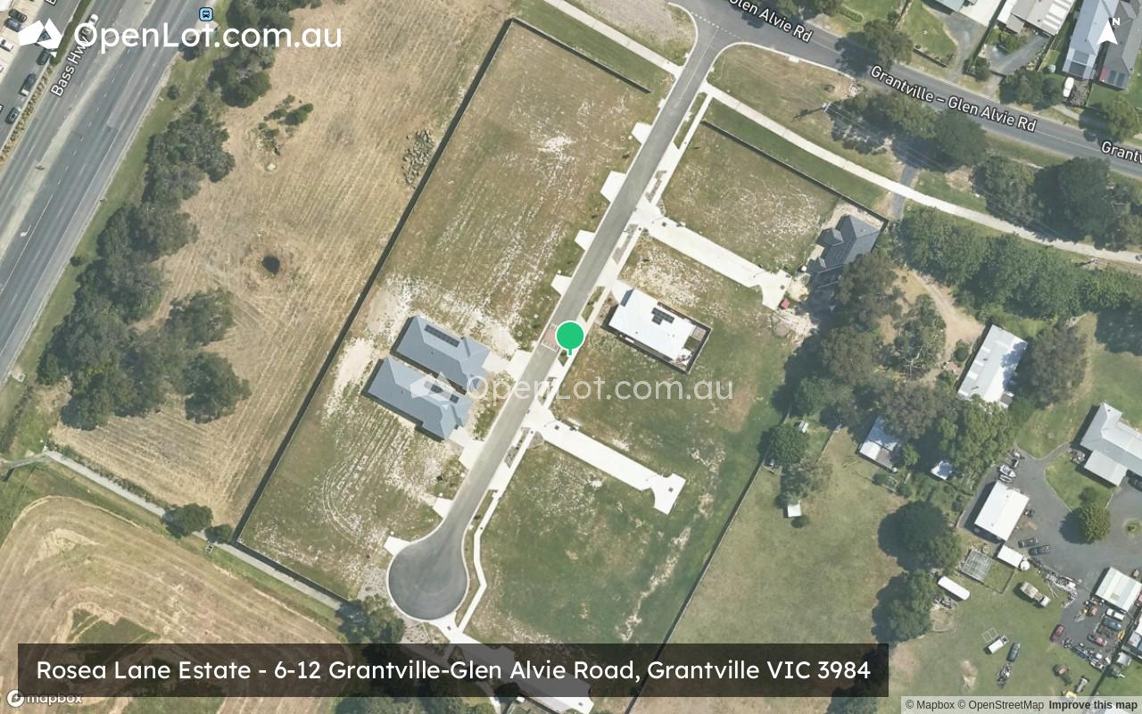 Satellite image for Rosea Lane Estate - 6-12 Grantville-Glen Alvie Road, Grantville VIC 3984