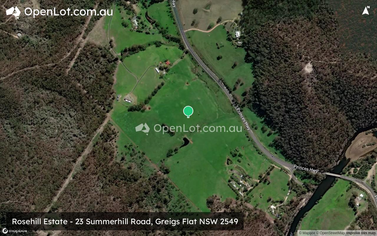 Satellite image for Rosehill Estate - 23 Summerhill Road, Greigs Flat NSW 2549