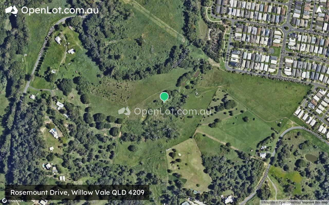 Satellite image for Rosemount Drive, Willow Vale QLD 4209