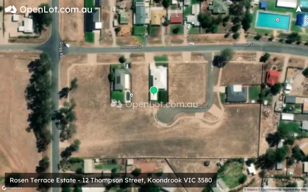 Satellite image for Rosen Terrace Estate - 12 Thompson Street, Koondrook VIC 3580