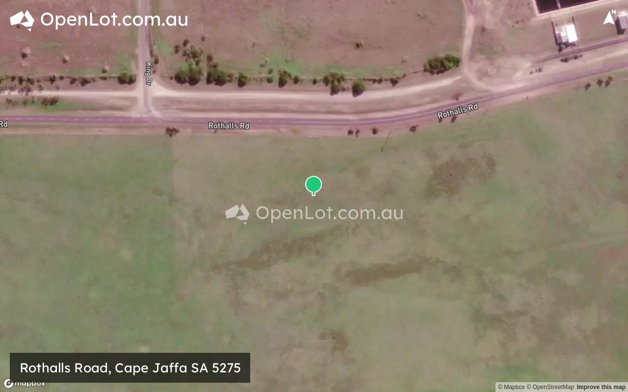 Satellite image for Rothalls Road, Cape Jaffa SA 5275