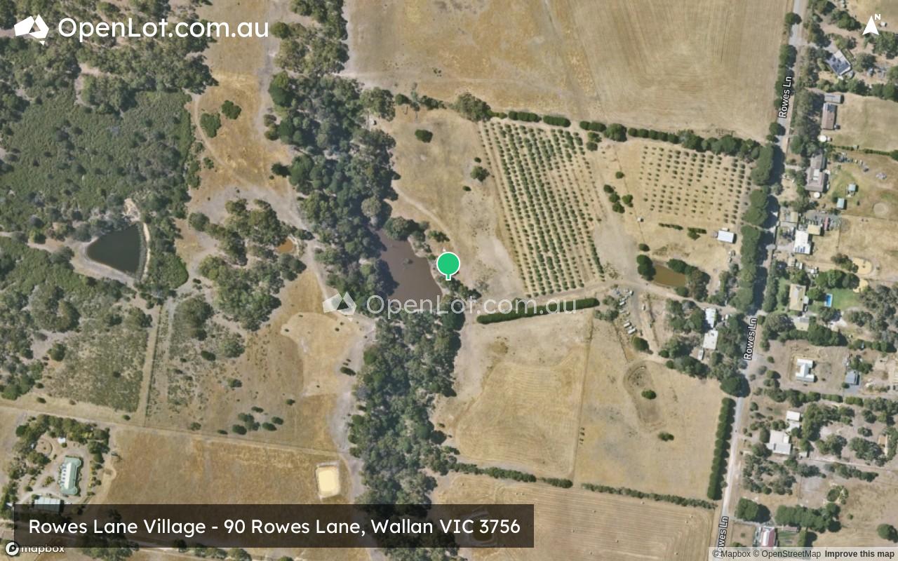 Satellite image for Rowes Lane Village - 90 Rowes Lane, Wallan VIC 3756