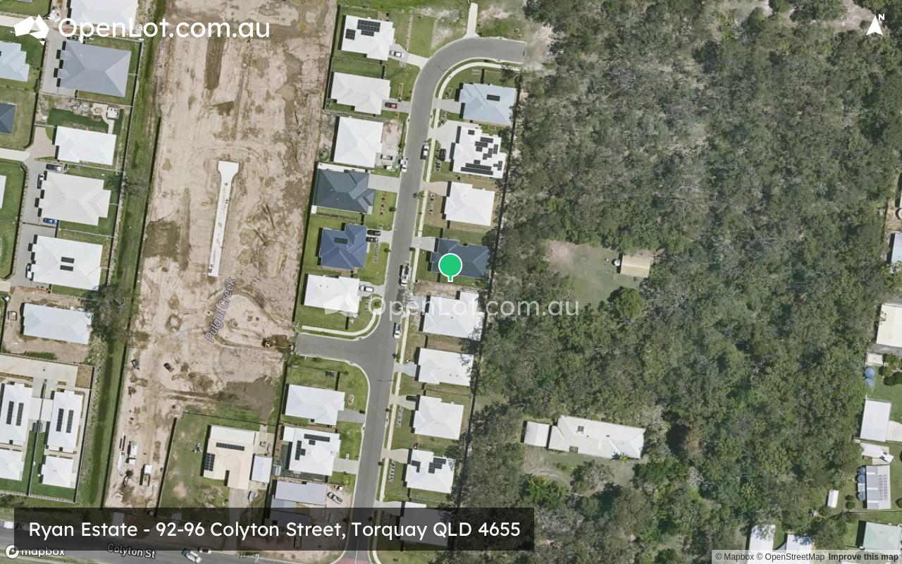 Satellite image for Ryan Estate - 92-96 Colyton Street, Torquay QLD 4655