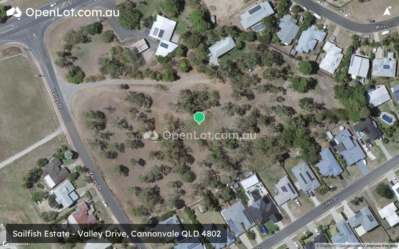 Satellite image for Sailfish Estate - Valley Drive, Cannonvale QLD 4802