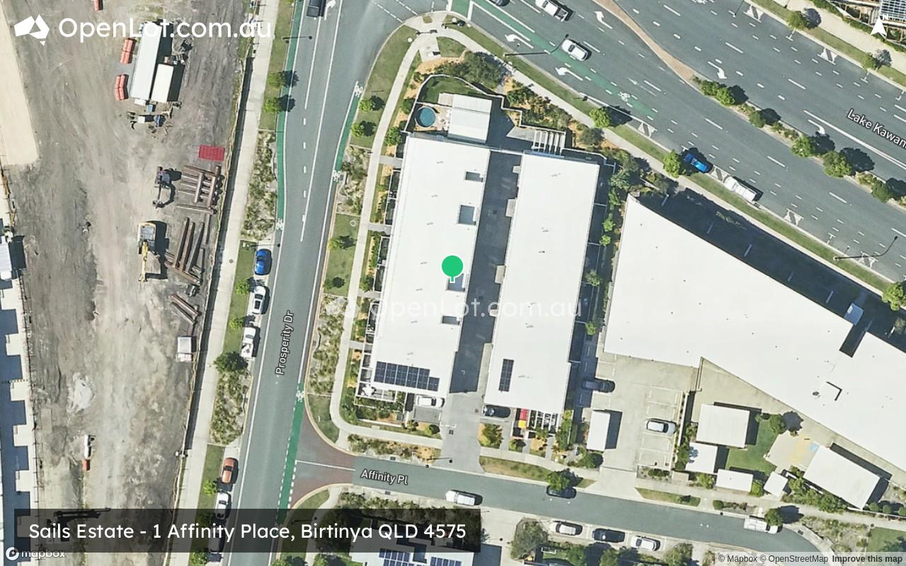 Satellite image for Sails Estate - 1 Affinity Place, Birtinya QLD 4575