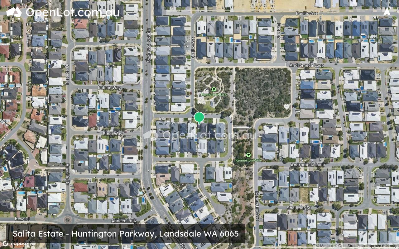 Satellite image for Salita Estate - Huntington Parkway, Landsdale WA 6065