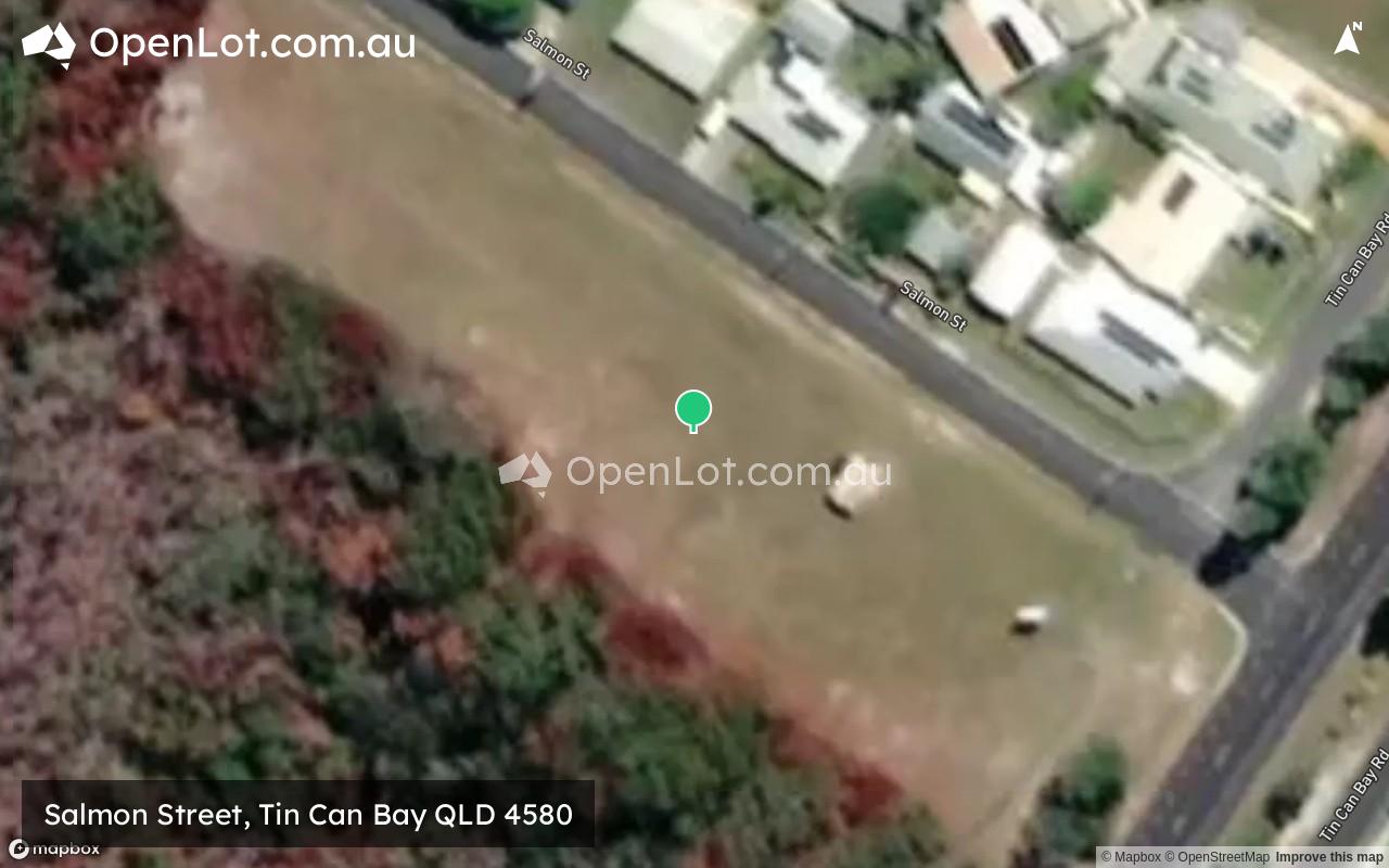 Satellite image for Salmon Street, Tin Can Bay QLD 4580