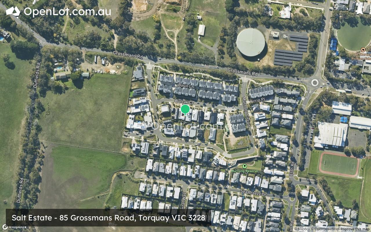 Satellite image for Salt Estate - 85 Grossmans Road, Torquay VIC 3228