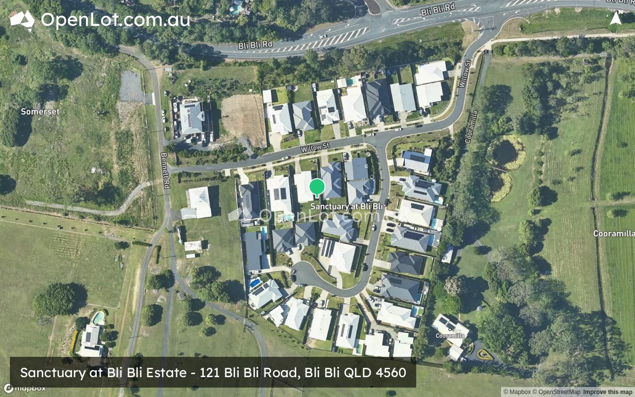 Satellite image for Sanctuary at Bli Bli Estate - 121 Bli Bli Road, Bli Bli QLD 4560