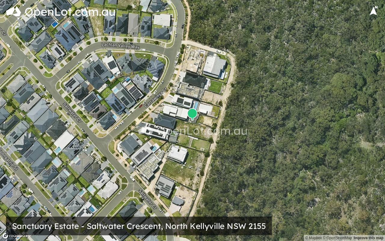 Satellite image for Sanctuary Estate - Saltwater Crescent, North Kellyville NSW 2155