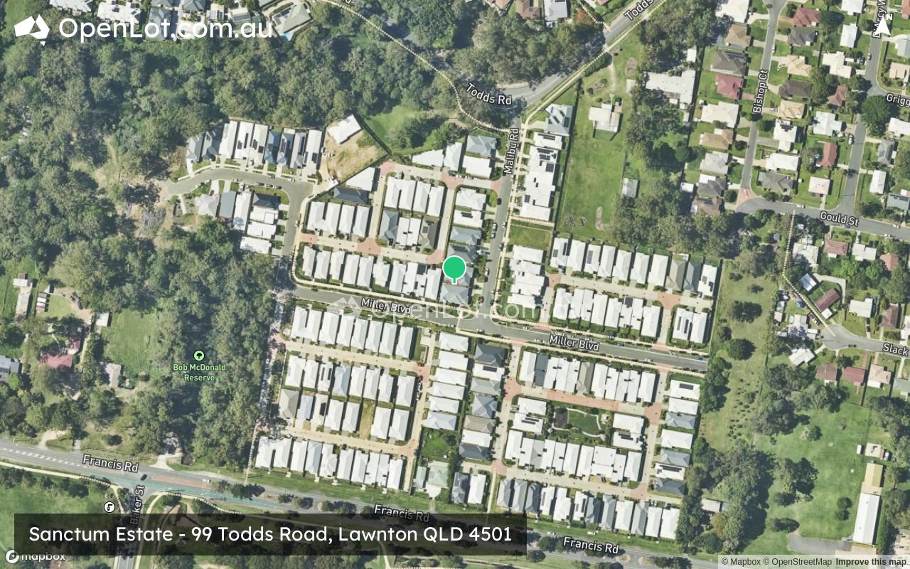 Satellite image for Sanctum Estate - 99 Todds Road, Lawnton QLD 4501