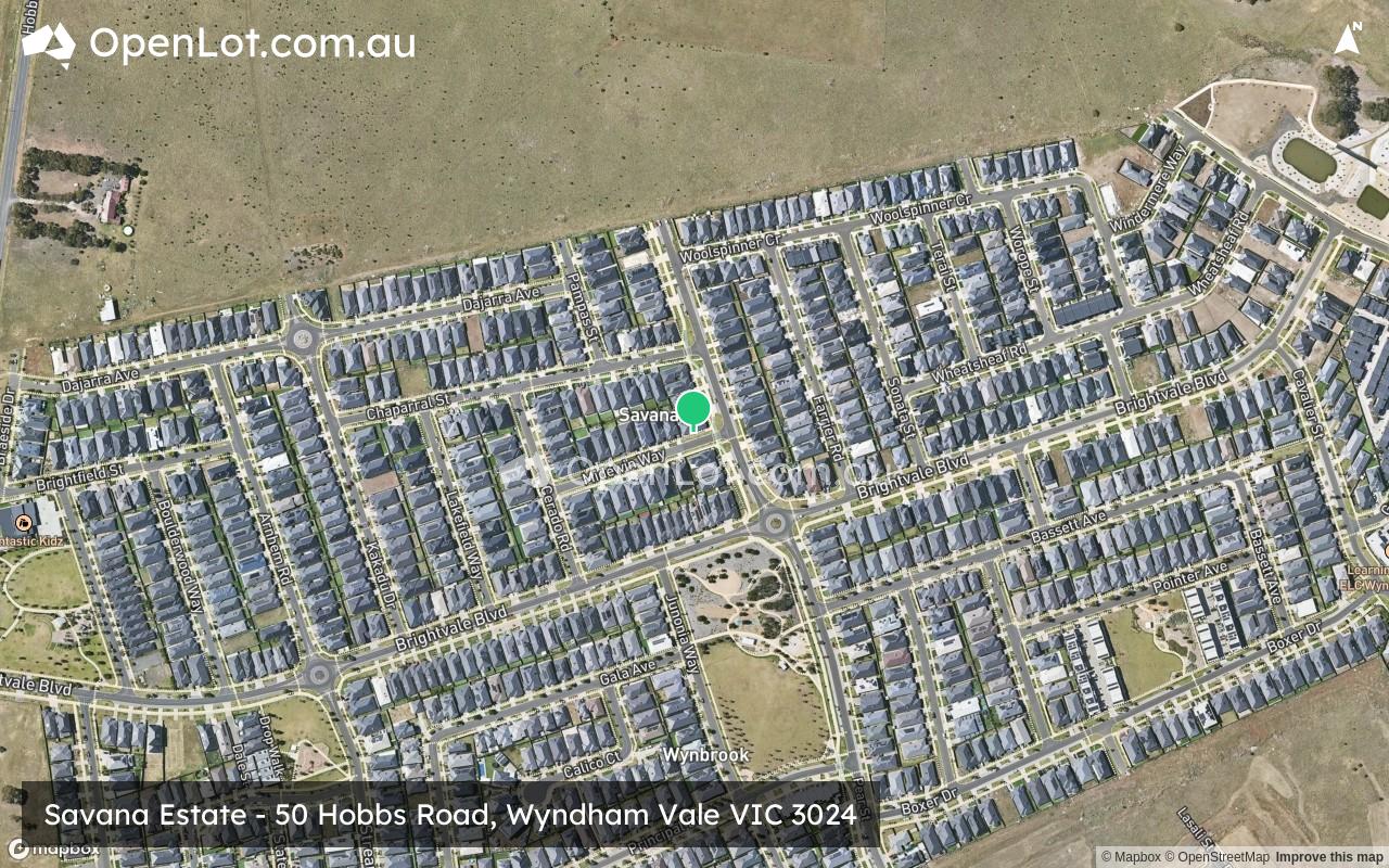 Satellite image for Savana Estate - 50 Hobbs Road, Wyndham Vale VIC 3024