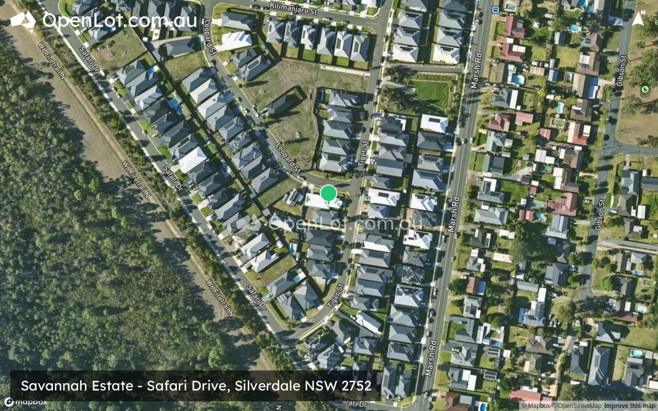 Satellite image for Savannah Estate - Safari Drive, Silverdale NSW 2752