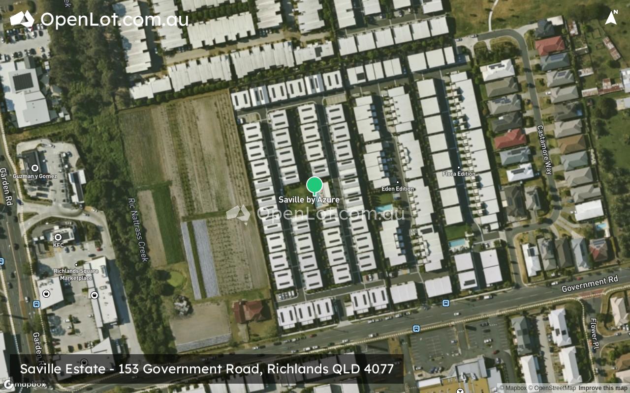 Satellite image for Saville Estate - 153 Government Road, Richlands QLD 4077