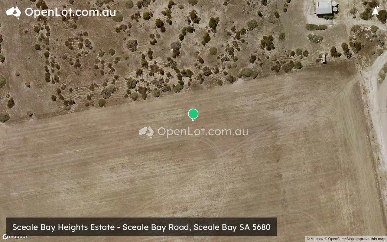 Satellite image for Sceale Bay Heights Estate - Sceale Bay Road, Sceale Bay SA 5680