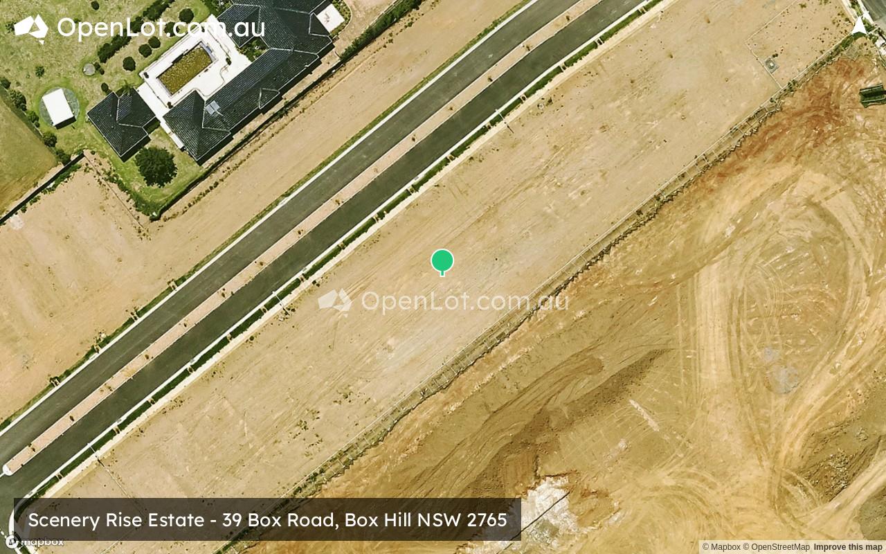 Satellite image for Scenery Rise Estate - 39 Box Road, Box Hill NSW 2765