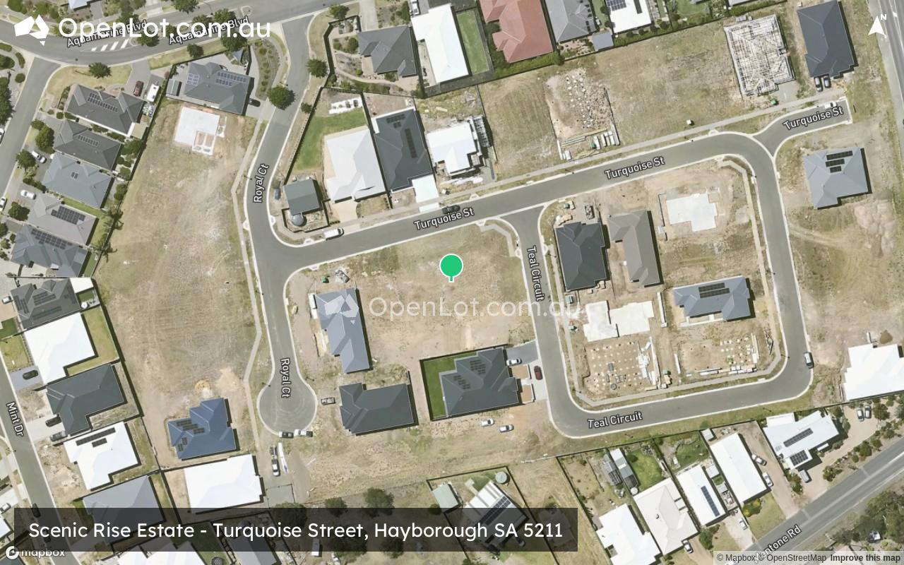 Satellite image for Scenic Rise Estate - Turquoise Street, Hayborough SA 5211