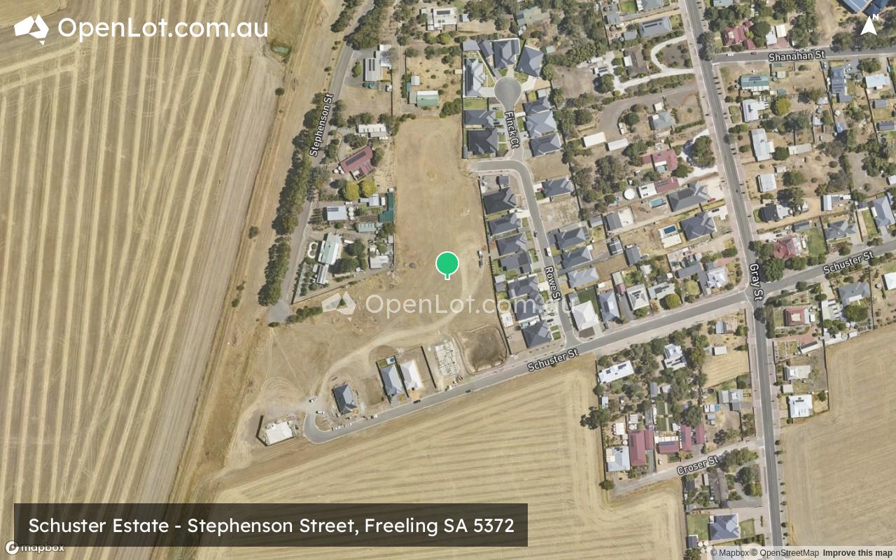 Satellite image for Schuster Estate - Stephenson Street, Freeling SA 5372