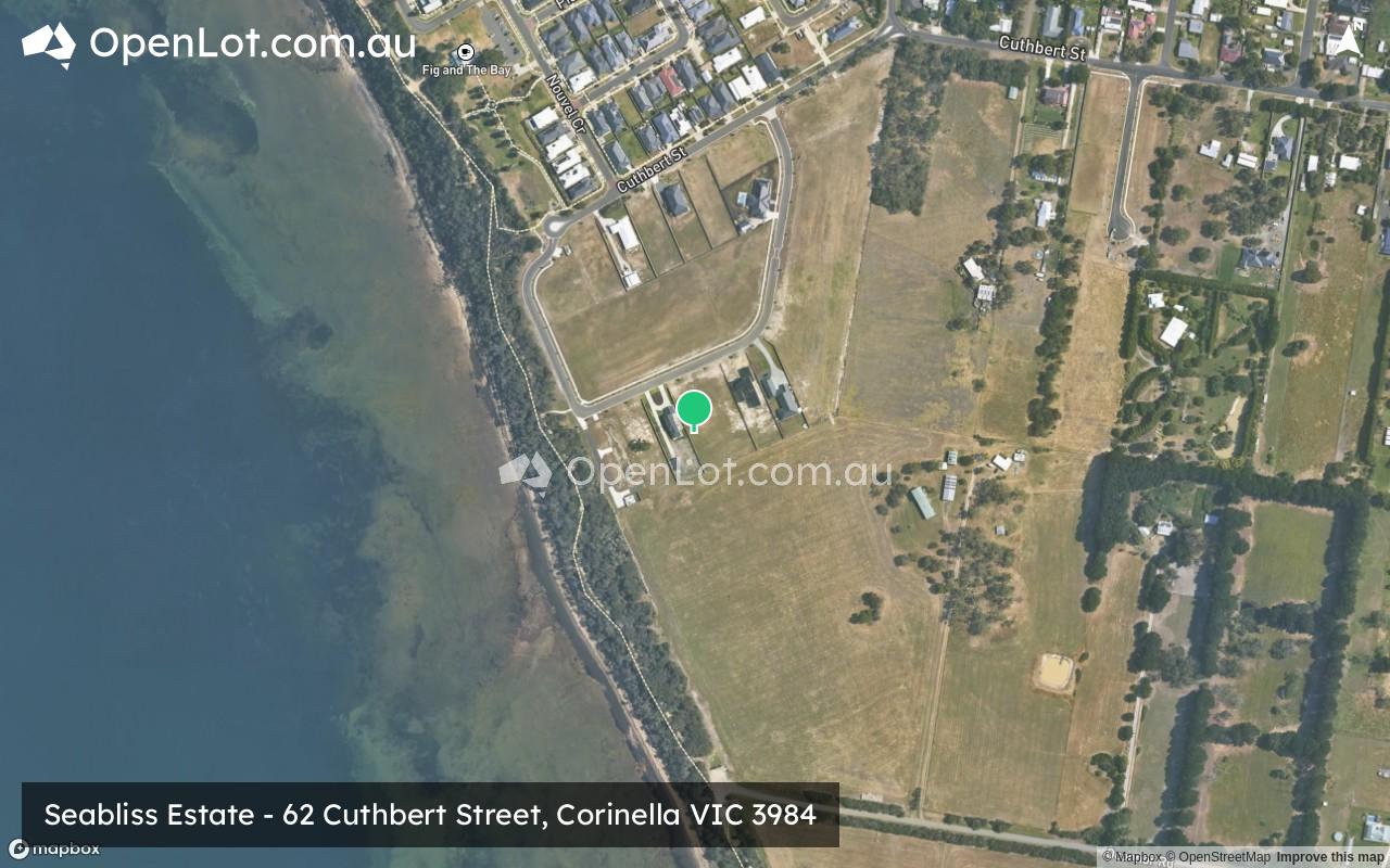 Satellite image for Seabliss Estate - 62 Cuthbert Street, Corinella VIC 3984