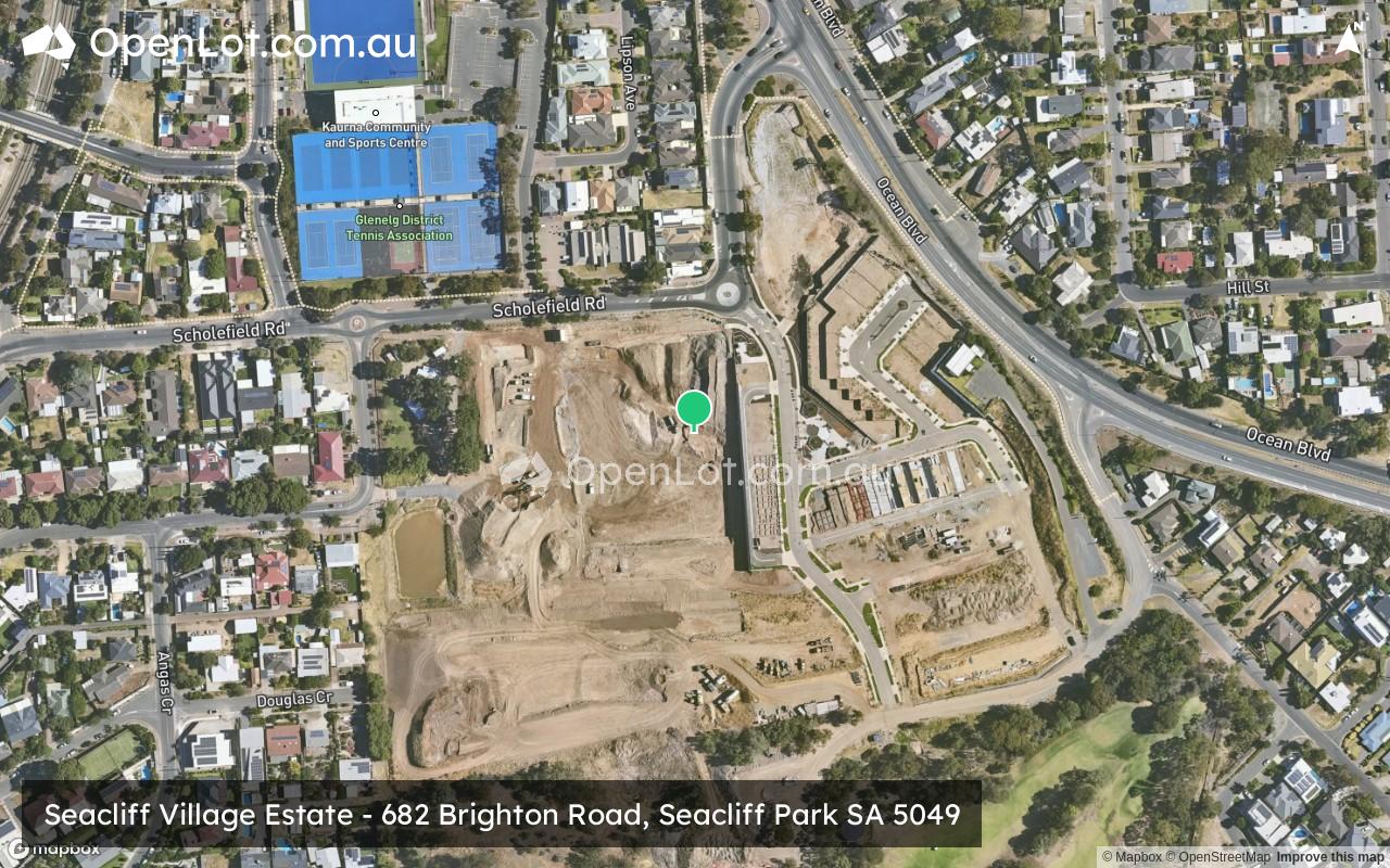 Satellite image for Seacliff Village Estate - 682 Brighton Road, Seacliff Park SA 5049