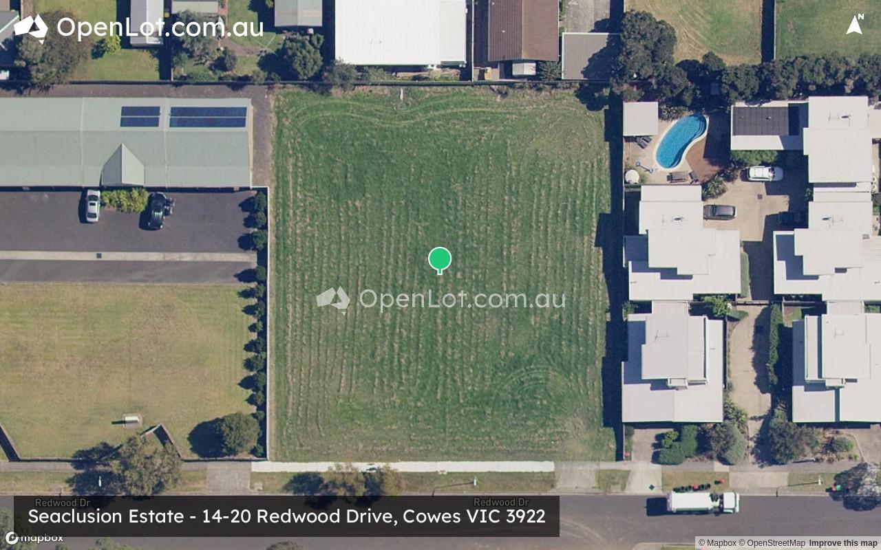 Satellite image for Seaclusion Estate - 14-20 Redwood Drive, Cowes VIC 3922