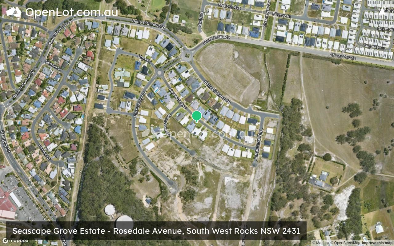 Satellite image for Seascape Grove Estate - Rosedale Avenue, South West Rocks NSW 2431