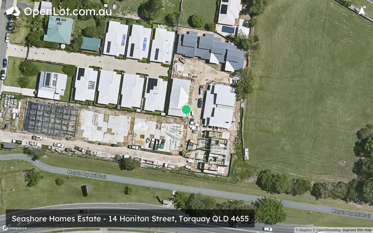 Satellite image for Seashore Homes Estate - 14 Honiton Street, Torquay QLD 4655