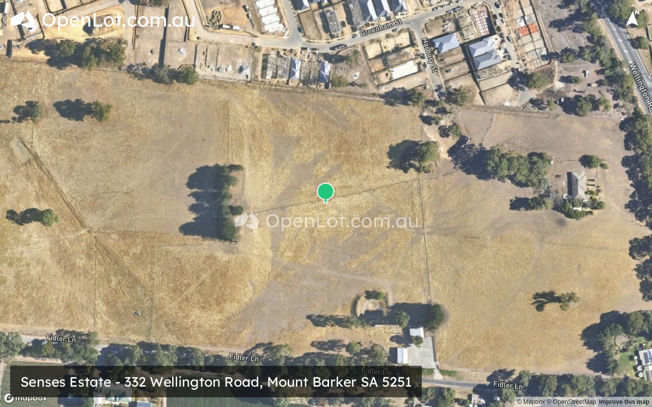 Satellite image for Senses Estate - 332 Wellington Road, Mount Barker SA 5251