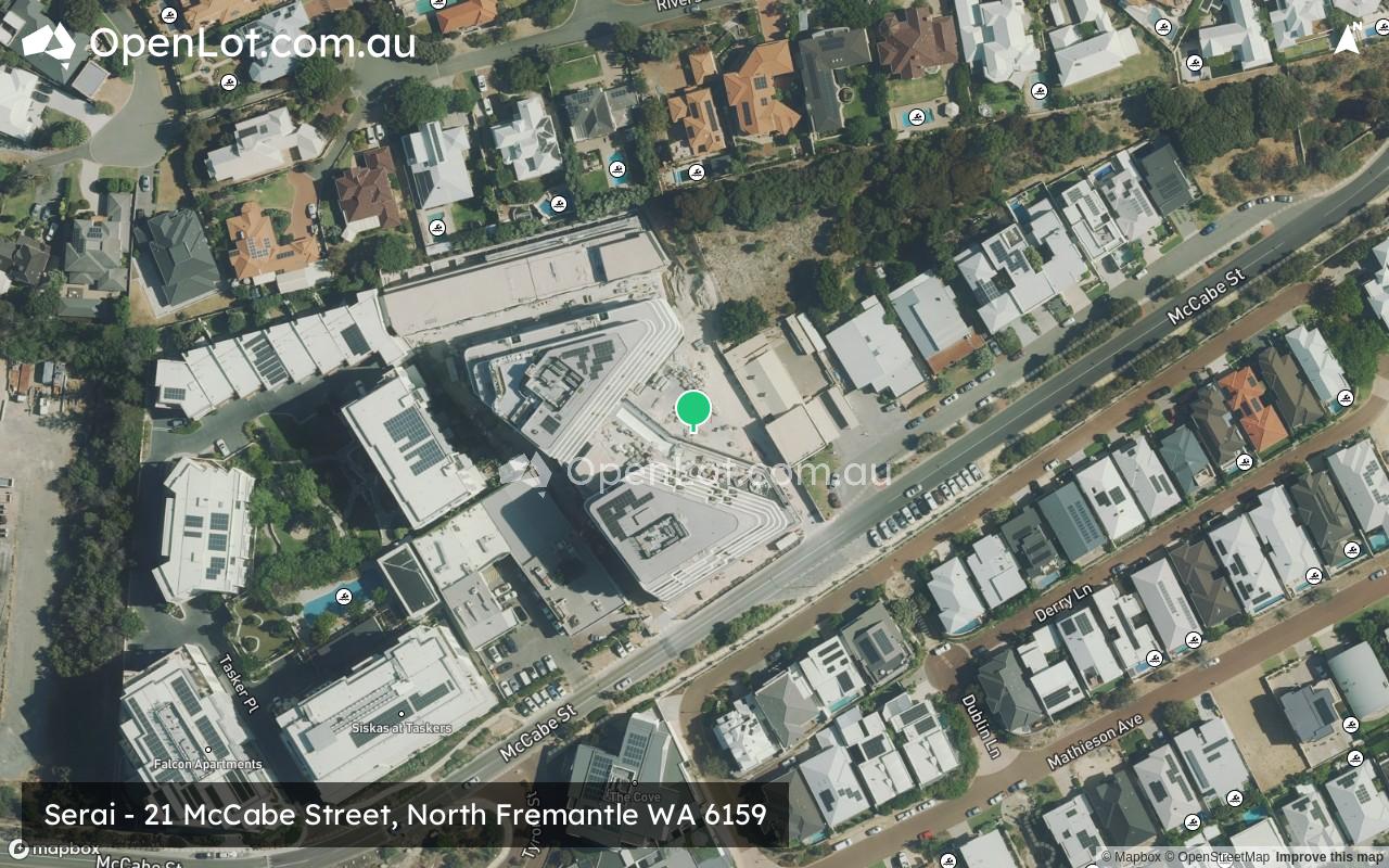 Satellite image for Serai - 21 McCabe Street, North Fremantle WA 6159