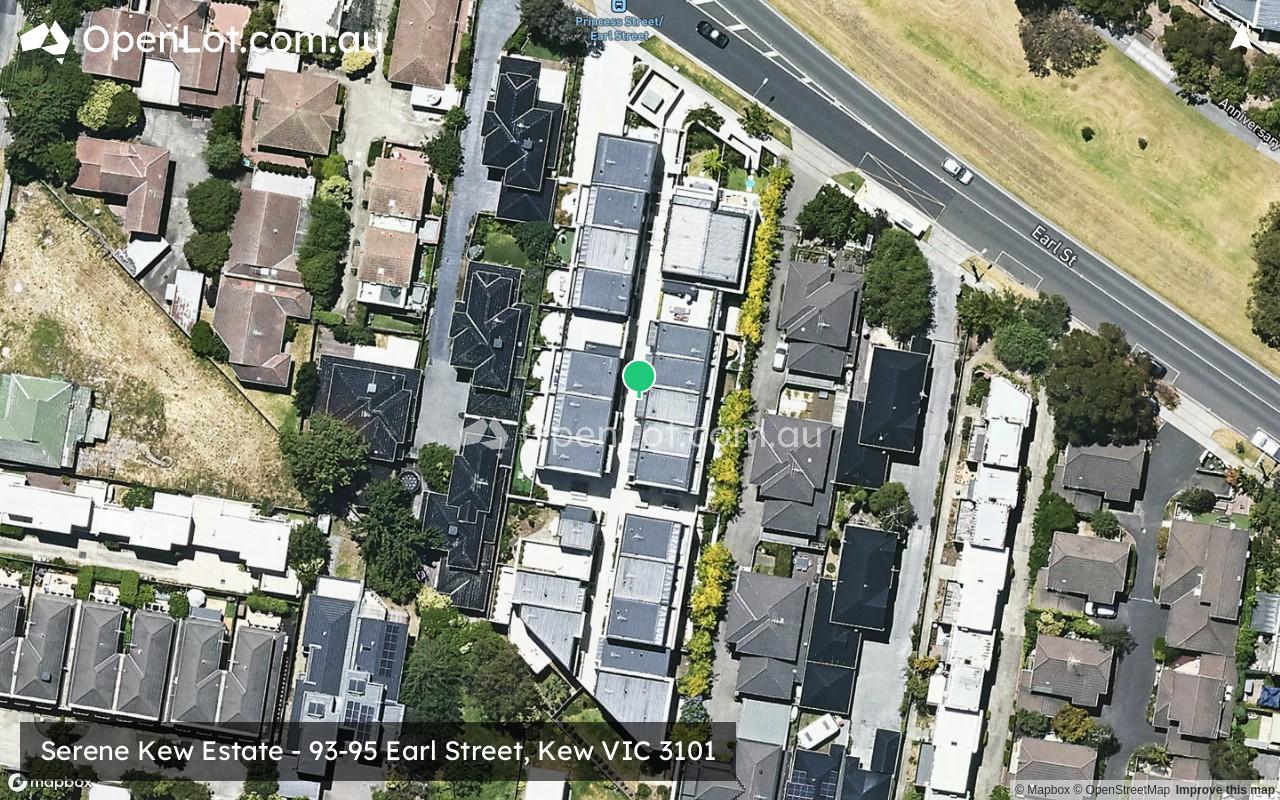 Satellite image for Serene Kew Estate - 93-95 Earl Street, Kew VIC 3101